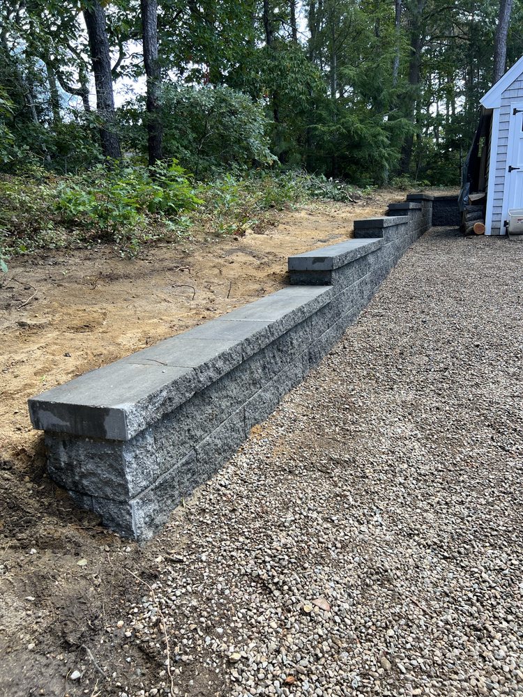 Retaining Walls & Steps by Castle Masonry on Cape Cod