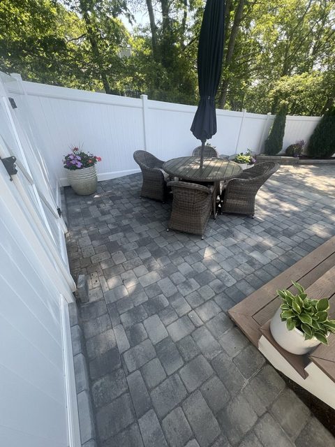 Paver Patios & Walkways by Castle Masonry on Cape Cod