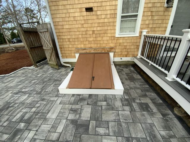 Paver Patios & Walkways by Castle Masonry on Cape Cod