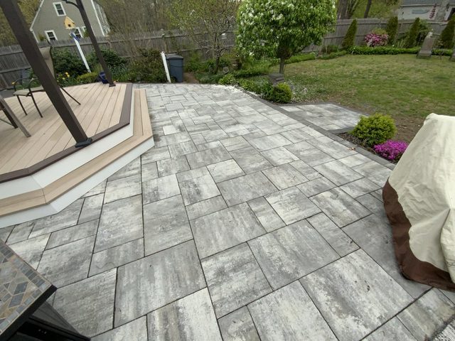 Paver Patios & Walkways by Castle Masonry on Cape Cod