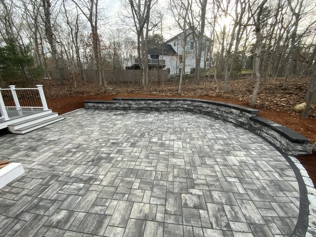 Paver Patios & Walkways by Castle Masonry on Cape Cod