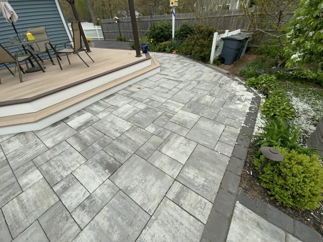 Paver Patios & Walkways by Castle Masonry on Cape Cod