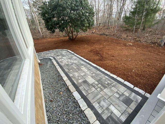 Paver Patios & Walkways by Castle Masonry on Cape Cod