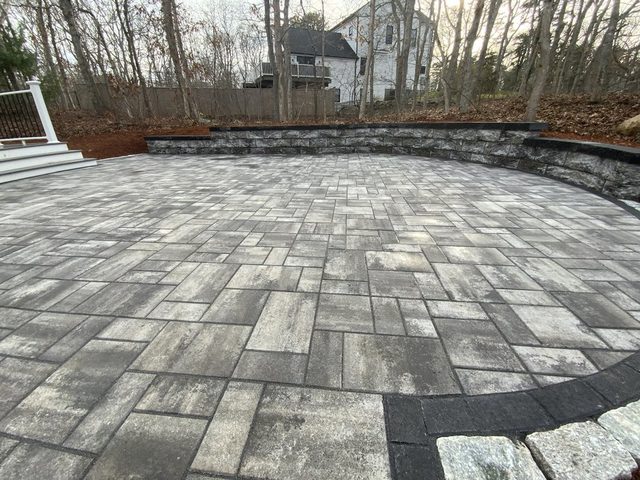 Paver Patios & Walkways by Castle Masonry on Cape Cod