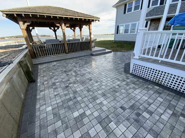Pool Decks & Outdoor Living by Castle Masonry on Cape Cod