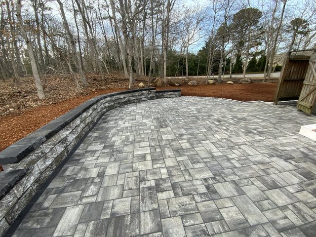 Paver Patios & Walkways by Castle Masonry on Cape Cod