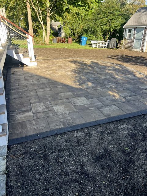 Paver Patios & Walkways by Castle Masonry on Cape Cod
