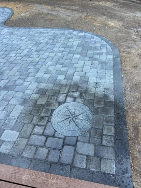 Paver Patios & Walkways by Castle Masonry on Cape Cod