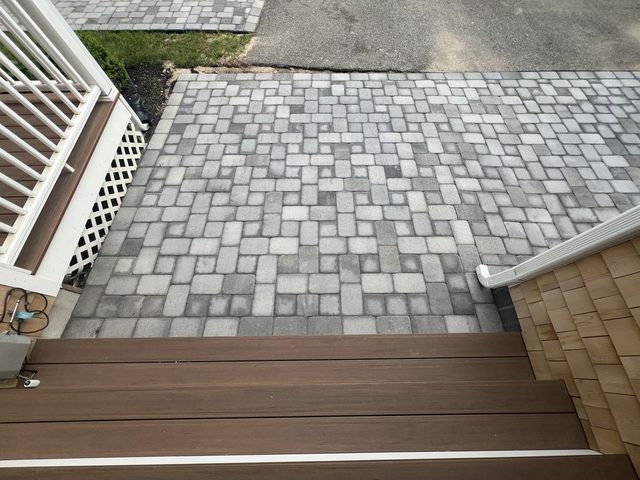Paver Patios & Walkways by Castle Masonry on Cape Cod