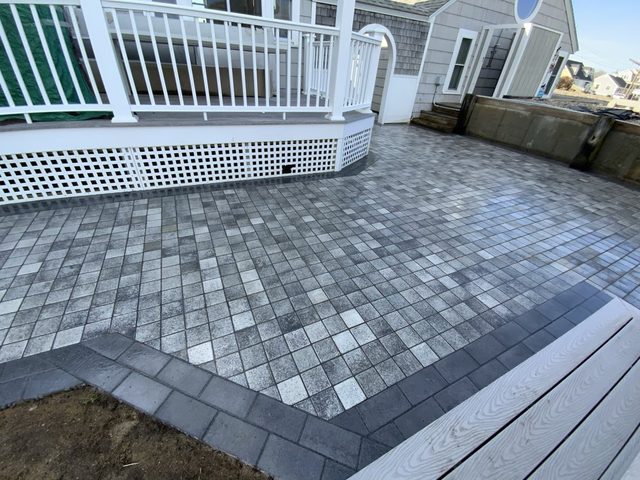 Paver Patios & Walkways by Castle Masonry on Cape Cod