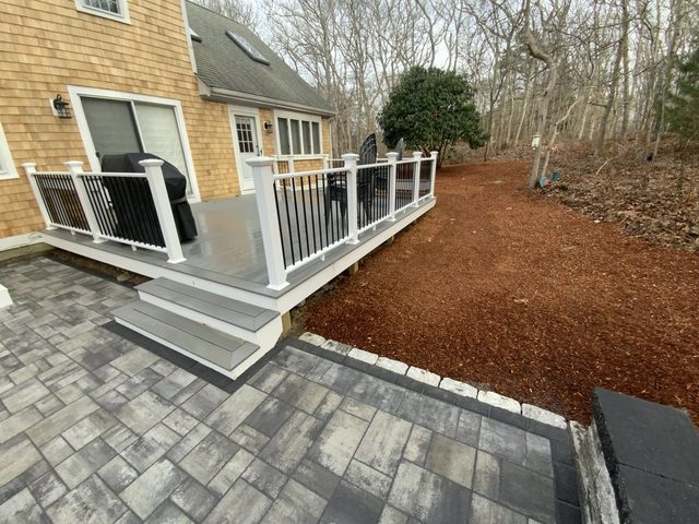 Paver Patios & Walkways by Castle Masonry on Cape Cod