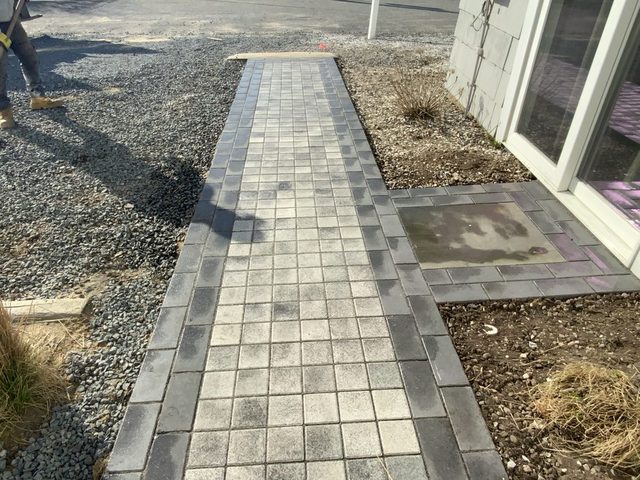 Paver Patios & Walkways by Castle Masonry on Cape Cod